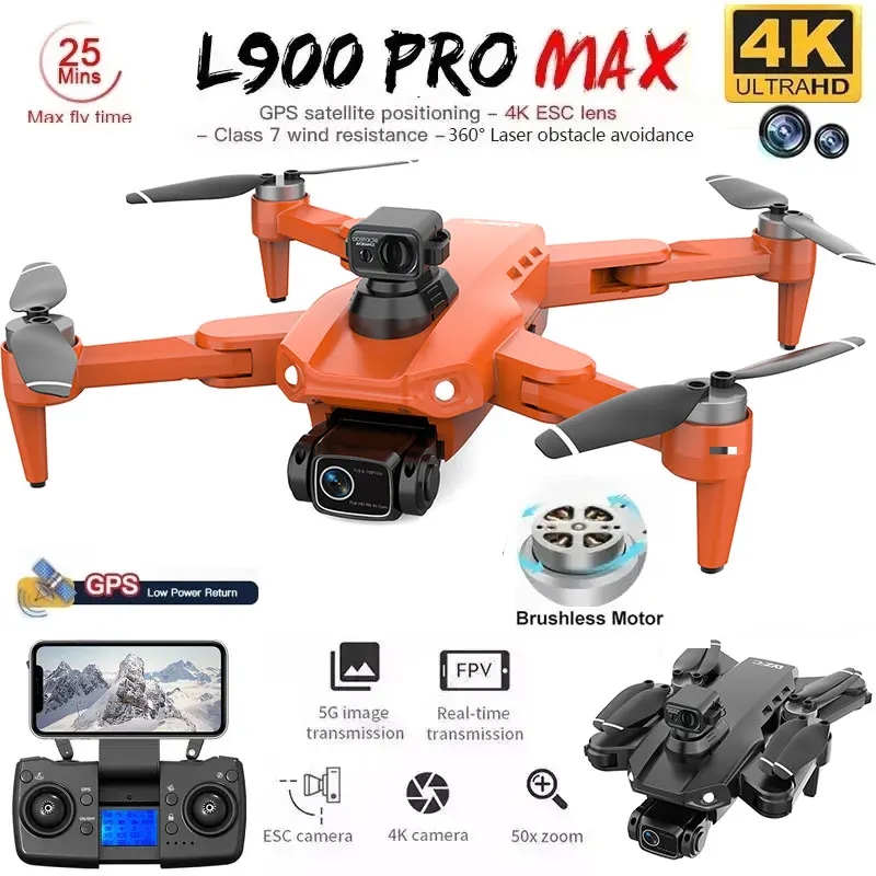Drone Multispectral - L900 Pro MAX GPS-Drohne 4K Professionelle