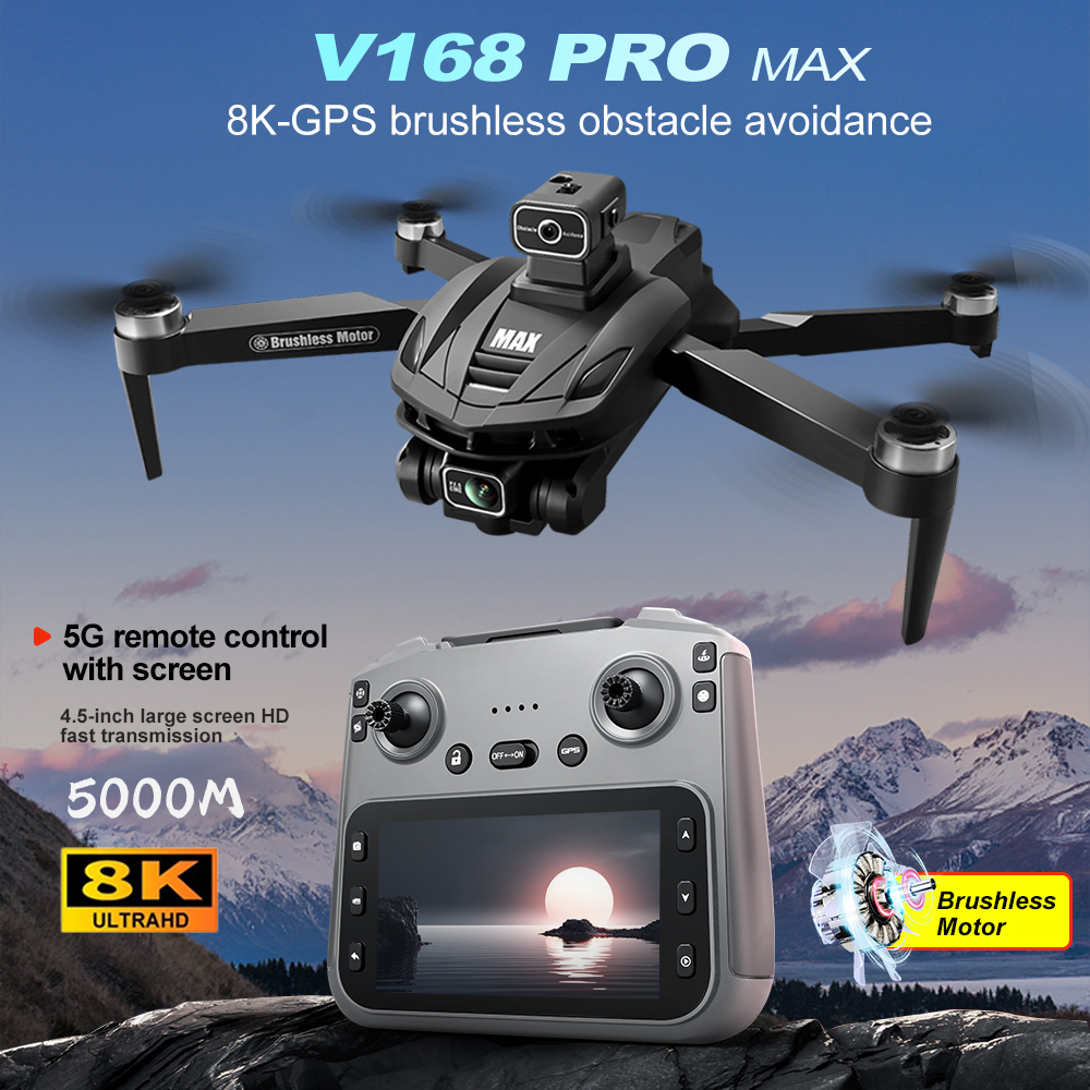 Drone Multispectral - V168 PRO Max GPS Drohne 8K