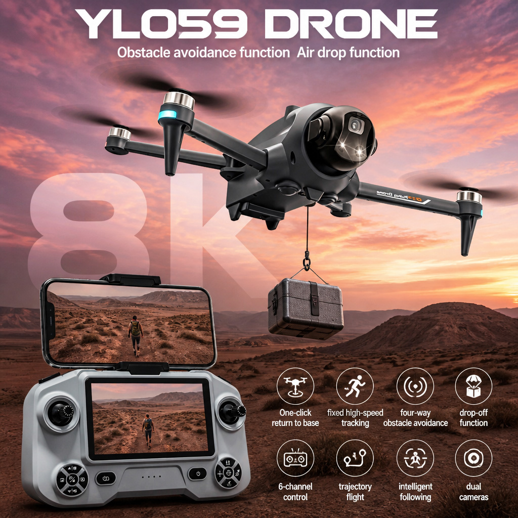 Drone Multispectral - Potensic Drohne mit GPS, automatischer Rückkehr,