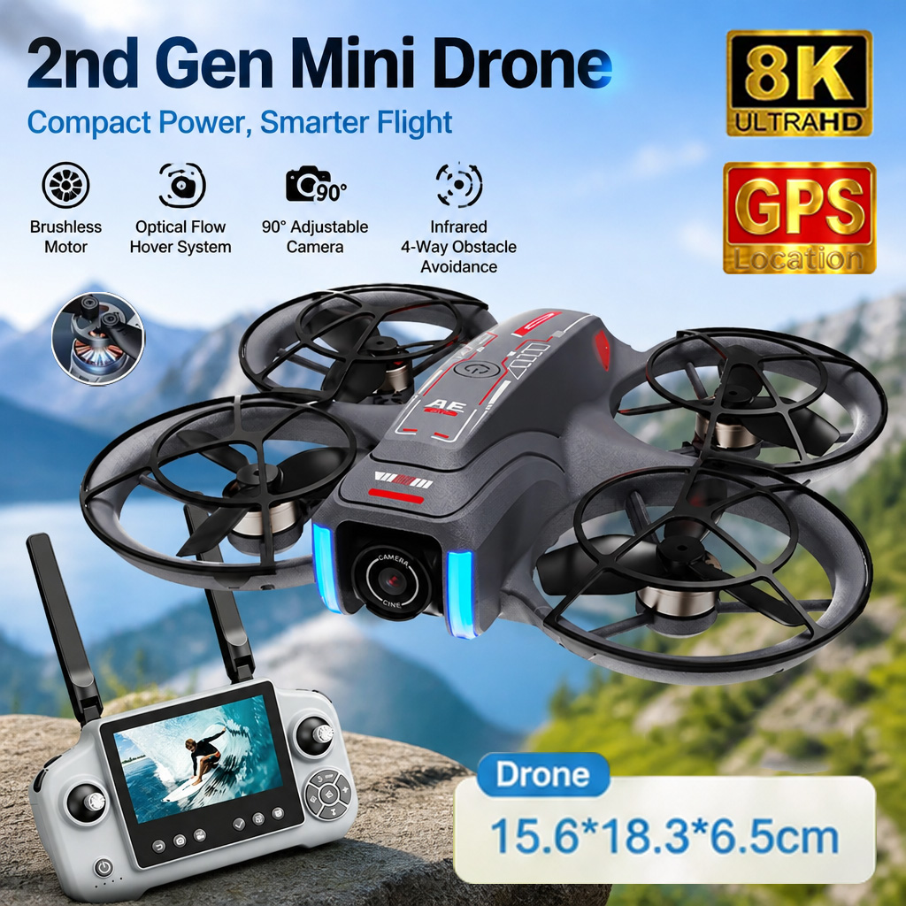 Drone Multispectral - Neue 2. Generation AE21 GPS-Drohne mit