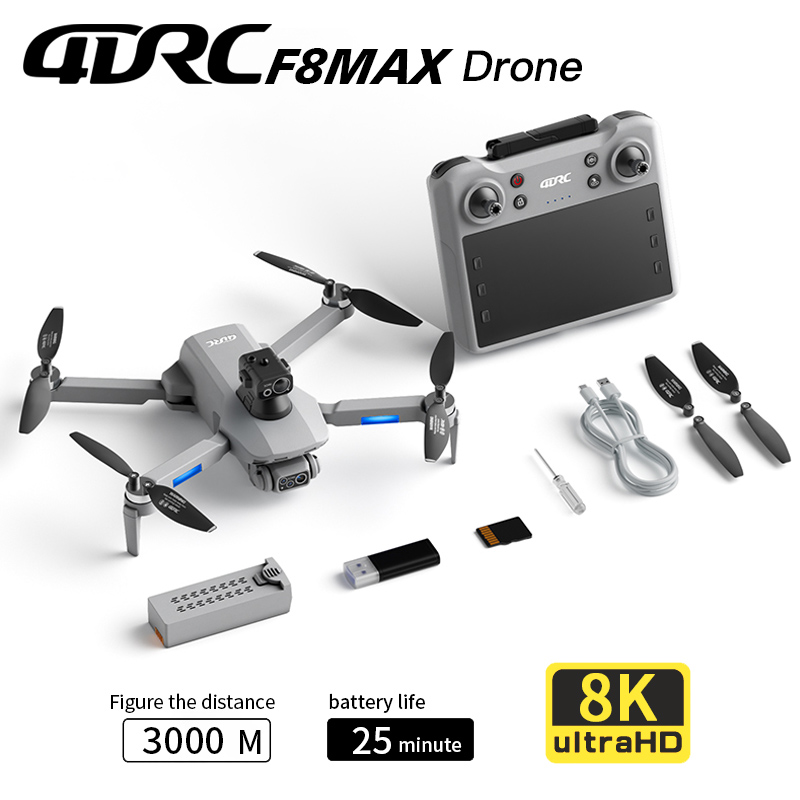 Drone Photogrammetry - F8 MAX GPS-Drohne, professionelle 8K-Kamera, 5G