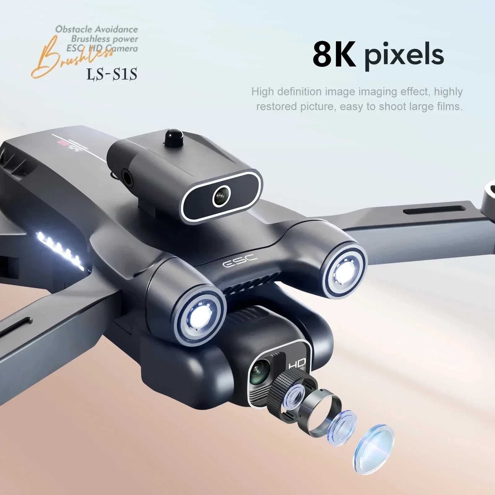 Neue s1s 5g gps drohnen kamera – Drone Multispectral Bewertung und Preis
