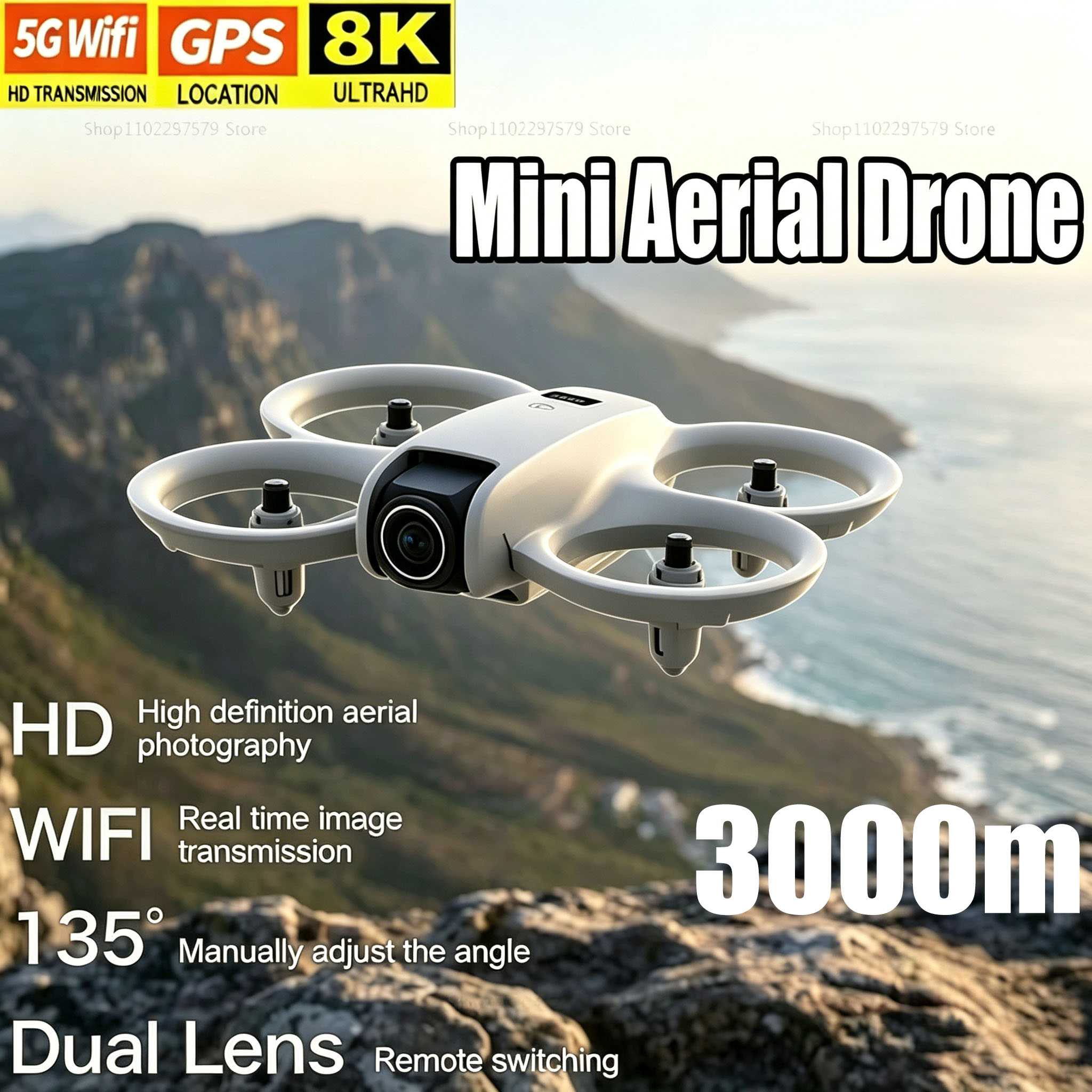 Mini-Drohne mit 8K HD-Kamera F – Drone Video Production Bewertung und Preis